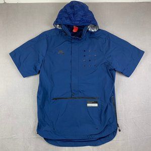 Nike Air Mens Jacket Large Blue Pivot V3 Anorak Hooded Athletic Outdoor Vented